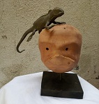 Mask - Wood & Metal | 20x6x6